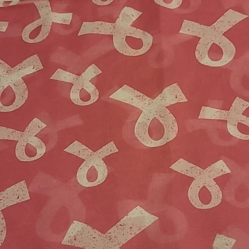 Pink Ribbon Scarf